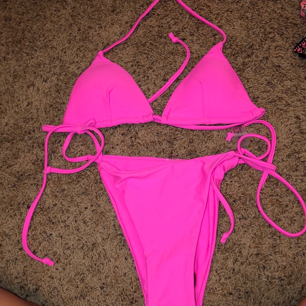 SHEIN hot pink brand new Bikini